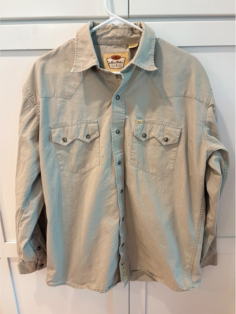 Vintage Larry Mahan Cowboy Collection Men's Western Shirt 100%Cotton XL